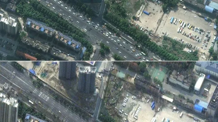 Wuhan Avenue, in Wuhan, China