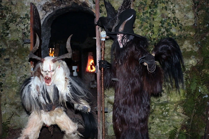 Die Bartln, sprich Krampusse, werden freigelassen