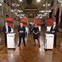 Die Spitzenkandiaten zur Wien-Wahl vor der Elefantenrunde im ORF.