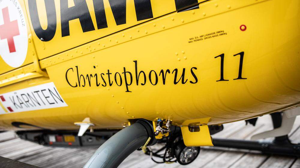 Mit dem Christophorus 11 wurde die Klagenfurterin schwer verletzt in das Klinikum geflogen.