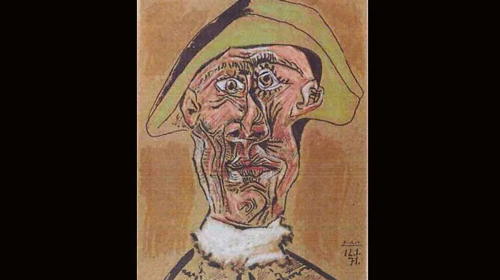 Könnte wieder aufgetaucht sein: "Tête d'Arlequin" von Pablo Picasso
