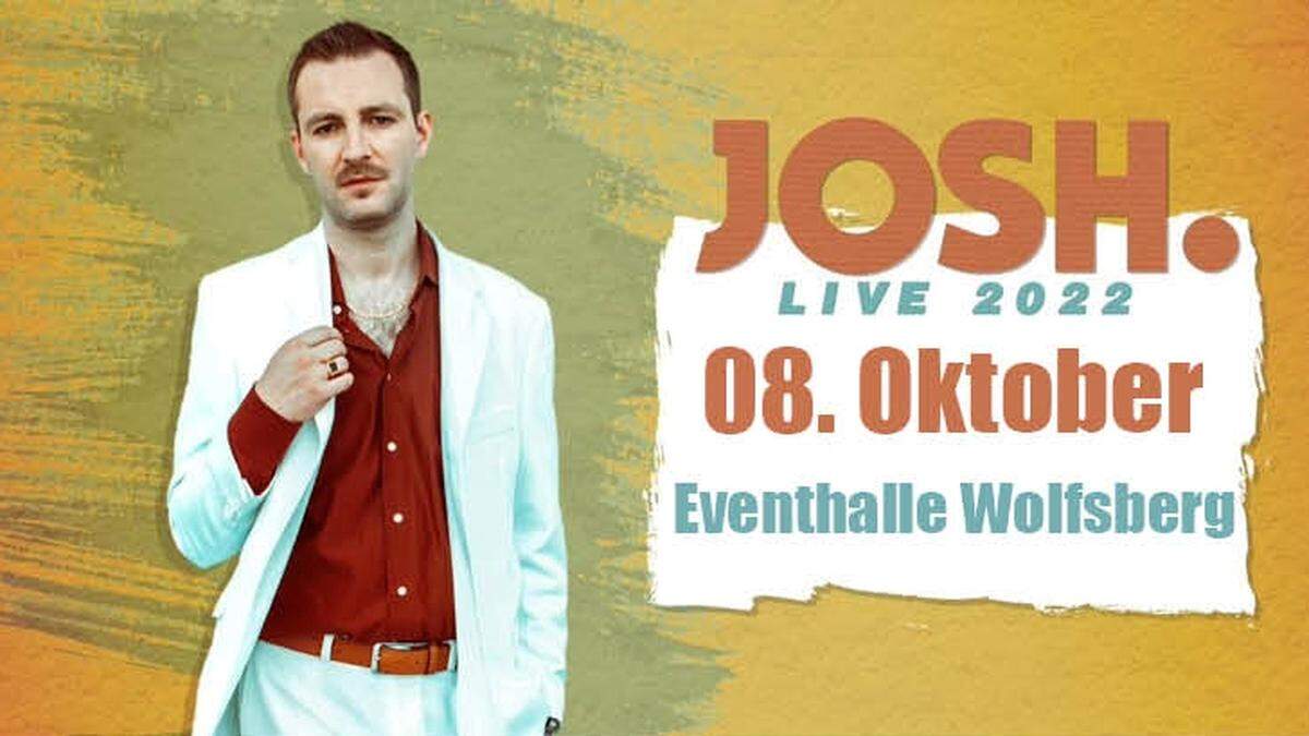 Am Samstag bringt Josh. mit seinem neuen Album &quot;Teilzeitromantik&quot; die Eventhalle in Wolfsberg zum beben