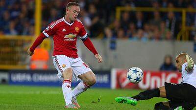 Auf Tore von Wayne Rooney setzt Manchester United auch in der Gruppenphase