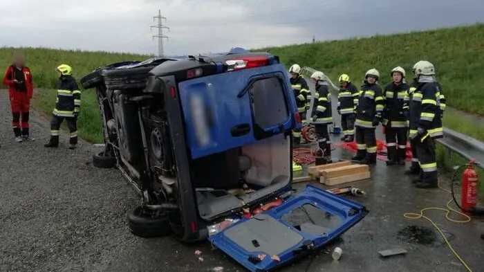 Das Unfallfahrzeug