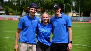 Laurin Steinwender, Lara Frank und Paul Steiner organisieren als Maturaprojekt einen Leichtathletikwettkampf für Jugendliche