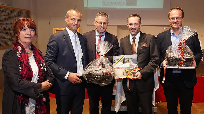 Elisabeth Faller, Josef Pichorner, Wolfgang Winkler, Alexander Putz und Markus Hengstschläger