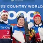Hans Christer Holund (links), Simen Hegstad Krüger (Mitte) und Martin Lowstrom Nyenget holten die Plätze eins bis drei