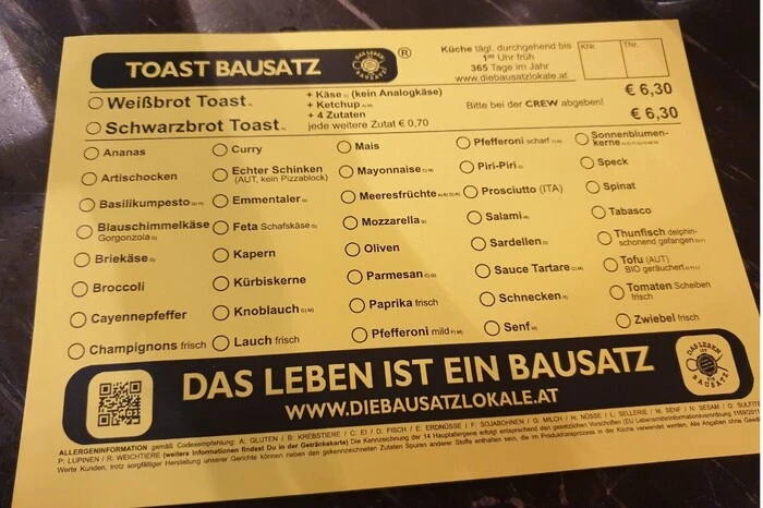 ... ihr Essen nun auch in der Färbergasse selbst zusammenstellen.