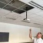 Direktor Josef Huber: "Von Wasser durchtränkte Gipsplatten fielen von der Decke"