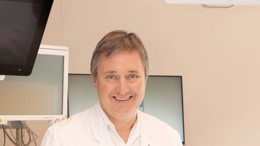 Michael Zink, Vorstand der Abteilung für Anästhesiologie und Intensivmedizin