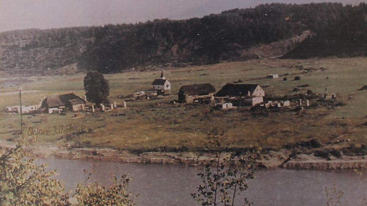 1961 wurde das kleine Dorf Pirk geflutet