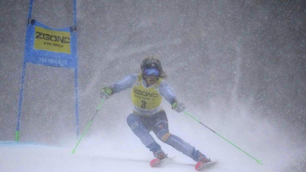 Federica Brignone bremste auch der Schneesturm nicht: Doppelsieg in Mont Tremblant