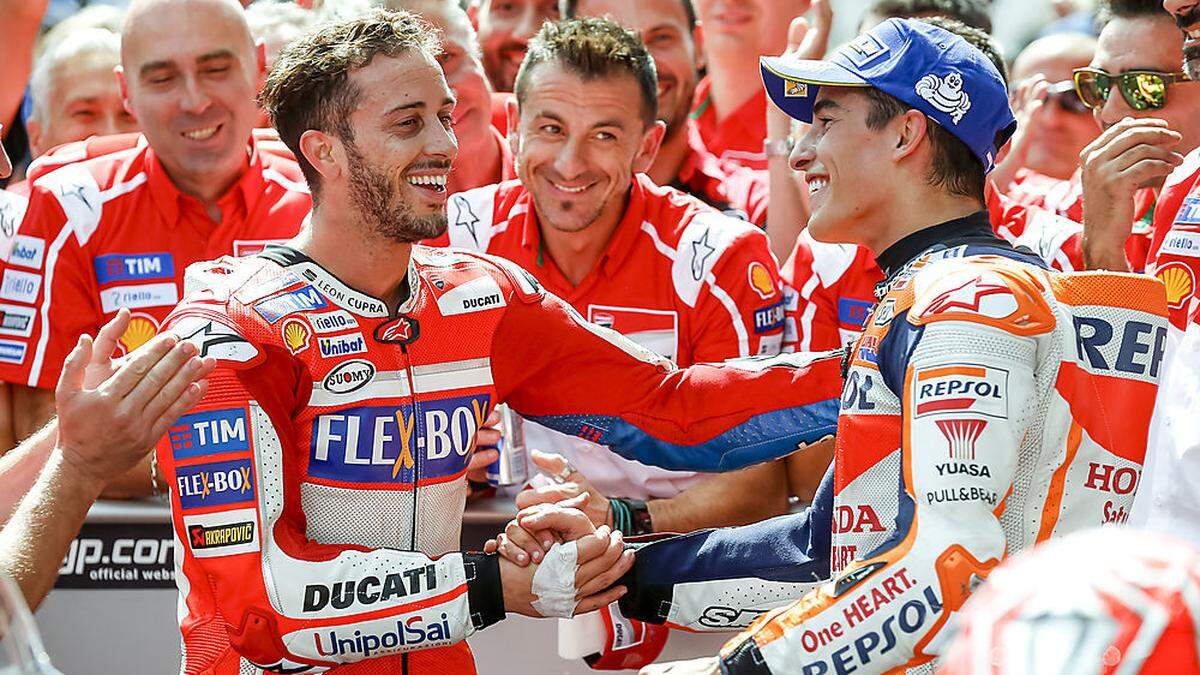 Dovizioso vor Marquez