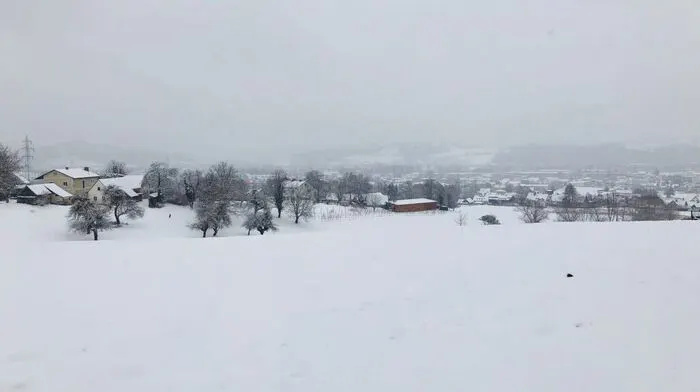 Weiße Pracht in Mühldorf (Gemeinde Feldbach).