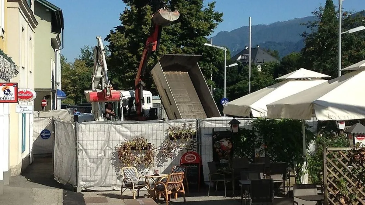 Bis zum Schluss wird bei der Draulände noch gebaggert