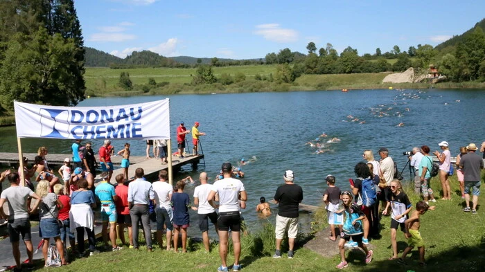 Beste Witterungsbedingungen herrschten am Samstag beim 5. Kraiger See-Triathlon, zu dem der Athletik-Club (AC) Donau Chemie St. Veit geladen hatte. 