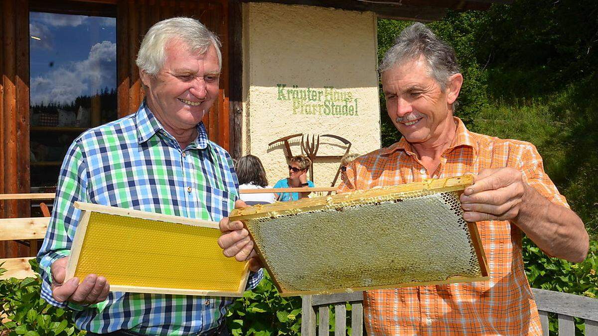 Eberhard Aichholzer und Hubert Tiefnig, zwei Imker aus Leidenschaft