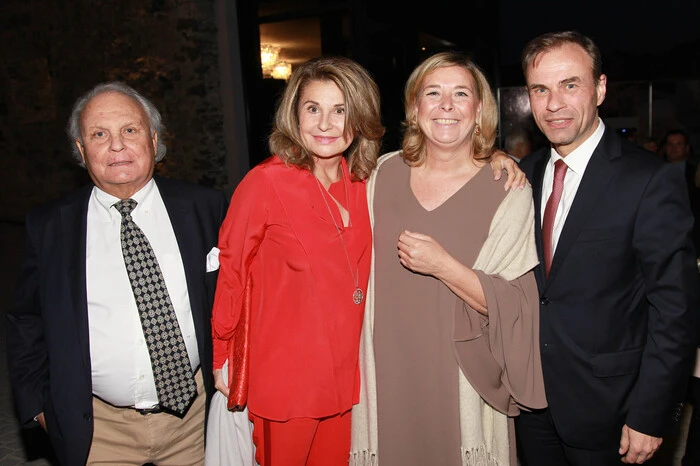 Genossen den Abend auf Taggenbrunn: Andrea und Peter Gauper (rechts) mit Freunden
