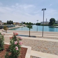 Der neu gestaltete Hafen in Monfalcone
