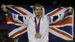 Andy Murray holte bei den Olympischen Spielen 2012 Gold im Einzel und Silber im Mixed 
