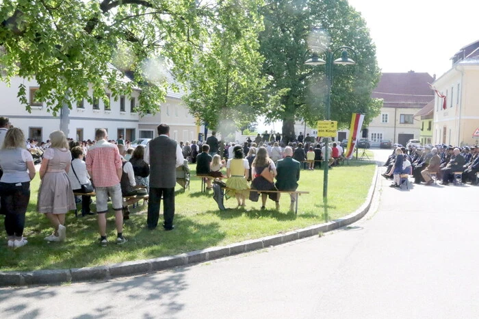 Absoluter Höhepunkt: der Festakt am Sonntag am Marktplatz. 