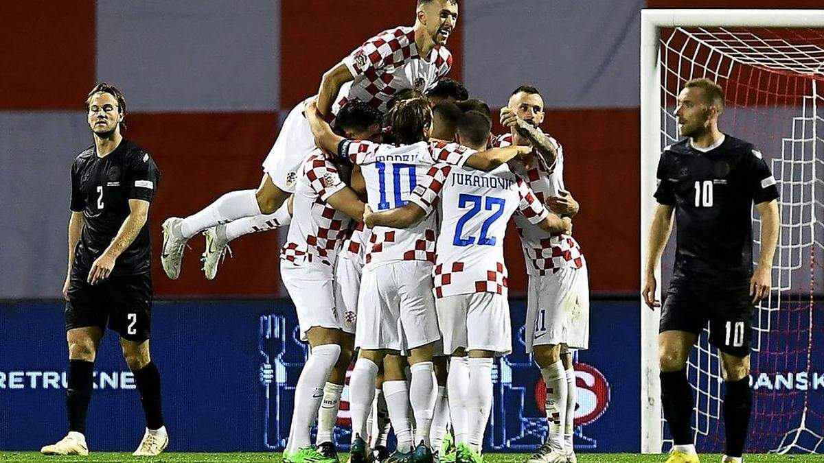 Kroatien geht als Tabellenführer ins Auswärtsspiel gegen Österreich.