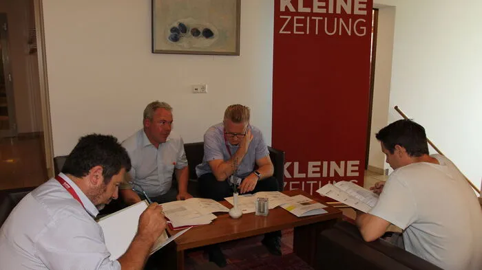 Auch Beratungsgespräche wurden geführt.