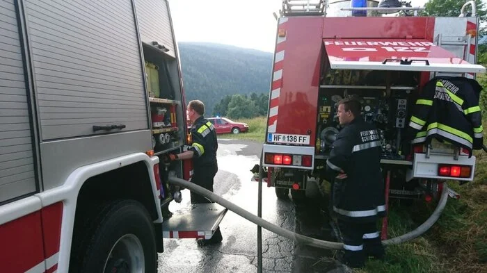 Am Donnerstag wurde die FF Schaueregg wegen eines Brandverdachts alarmiert.