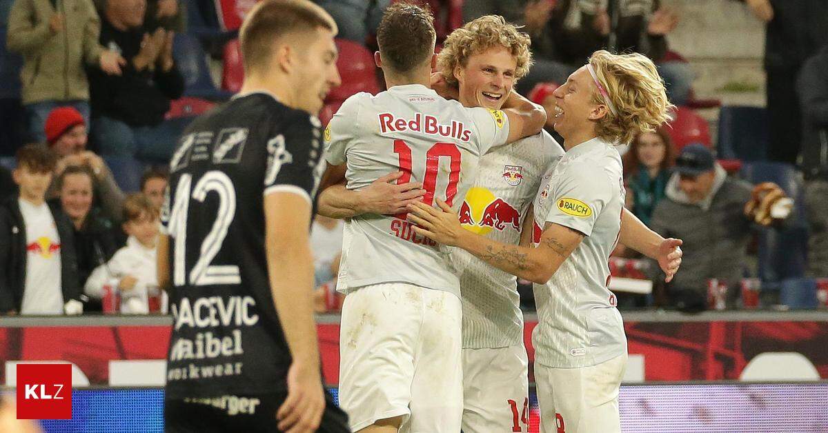 Salzburg approached Sturm again with a 3-0 win over Altach
