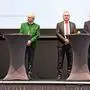 Ursula Lackner, Hans Seitinger, Anton Lang und Hermann Schützenhöfer (v. l.) stellten das neue Gemeindeservice vor
