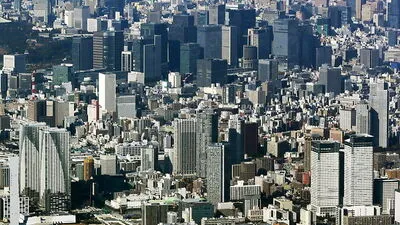 Die Millionenmetropole Tokio im Jahr 2014