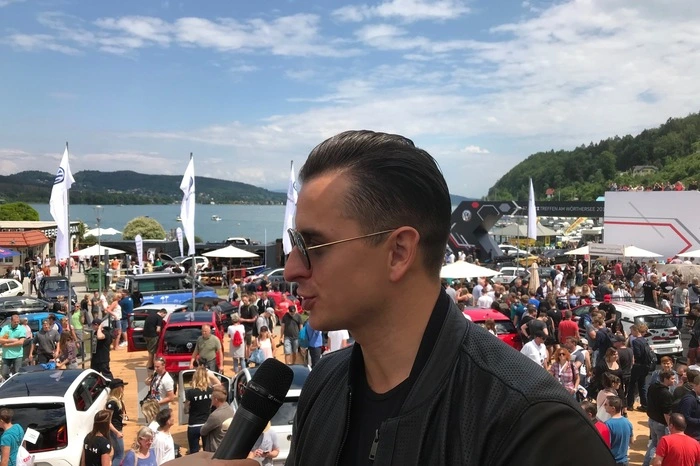 Auch Andreas Gabalier schaute beim GTI-Treffen vorbei.