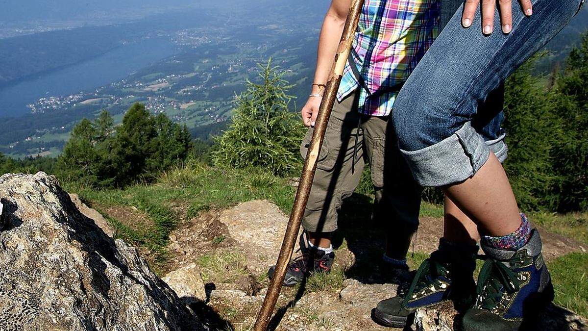 Der Sonntag eignet sich aufgrund der für den Sommer niedrigen Temperaturen besser zum Wandern als zum Baden