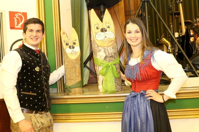 Sichtlich zufrieden über den Besucheransturm zeigten sich LJ-Obmann David Ratheiser und Leiterin Laura Ratheiser (Foto). 