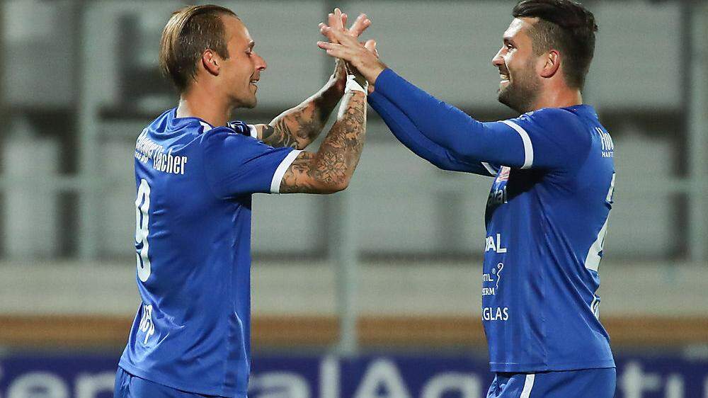 Rajko Rep und Dario Tadic sorgten für Treffer gegen Wattens. 