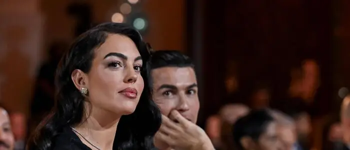 Cristiano Ronaldo mit seiner Frau Georgina Rodriguez