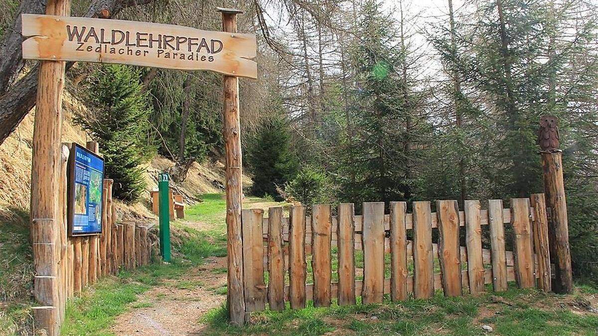 Auch der Waldlehrpfad des Nationalparks ist gesperrt