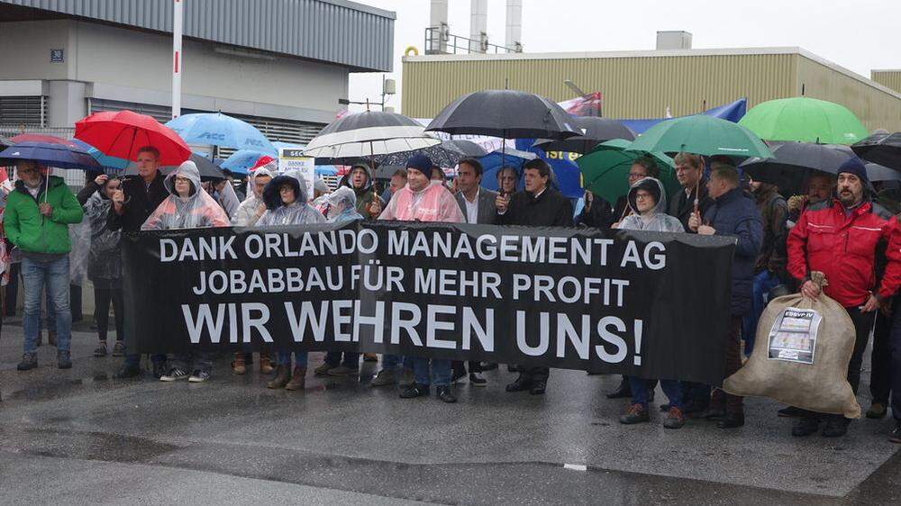 Ein erster Protestmarsch fand in Fürstenfeld bereits statt