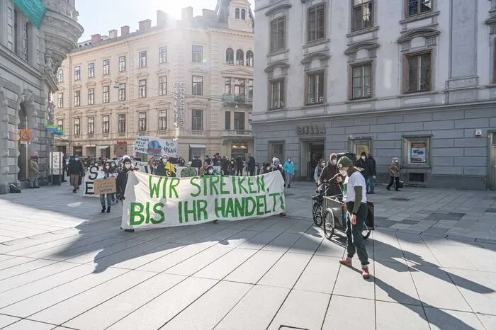 Am Freitag stand der Protestzug der Klimaschützer von Fridays for Future auf dem Programm.