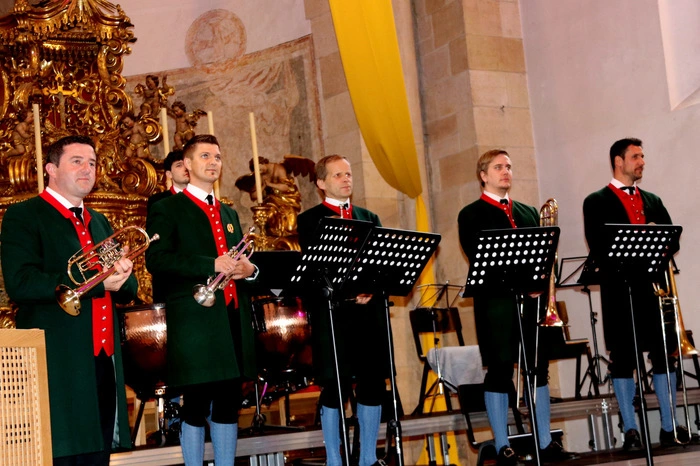 Das Bläserensemble der Alt-Lavanttaler Trachtenkapelle stand unter der Leitung von Kapellmeister Adi Streit.