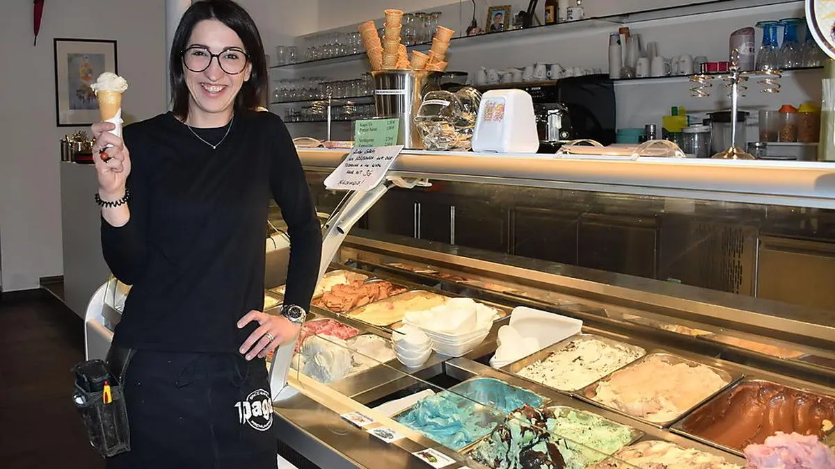 Rachele Bortolot übersiedelt ihre Gelateria "Dolce Vita" nach Unterburg