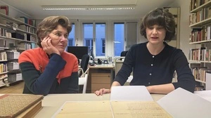 Helga Rabl-Stadler (links) und Lina Maria Zangerl, Literaturarchiv