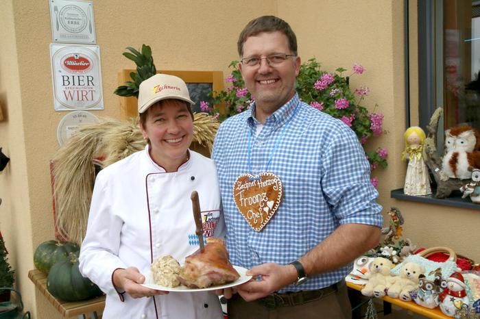 Christa und Franz Taumberger von „Der Zechnerin“ in Liebenfels liegen derzeit auf Platz zwei