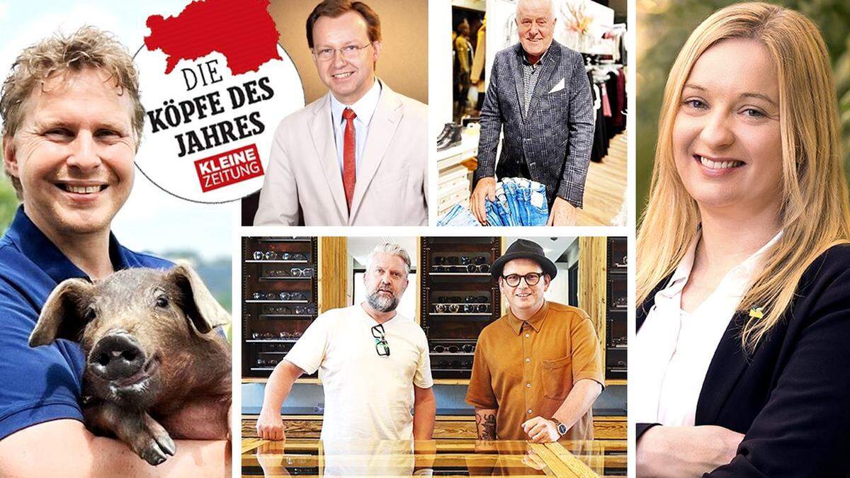 Die Nominierten: Norbert Hackl, Gottfried Kirchengast, Ferdinand Roth, Katrin Hohensinner-Häupl, Andreas Pirkheim und Wolfgang Scheuer