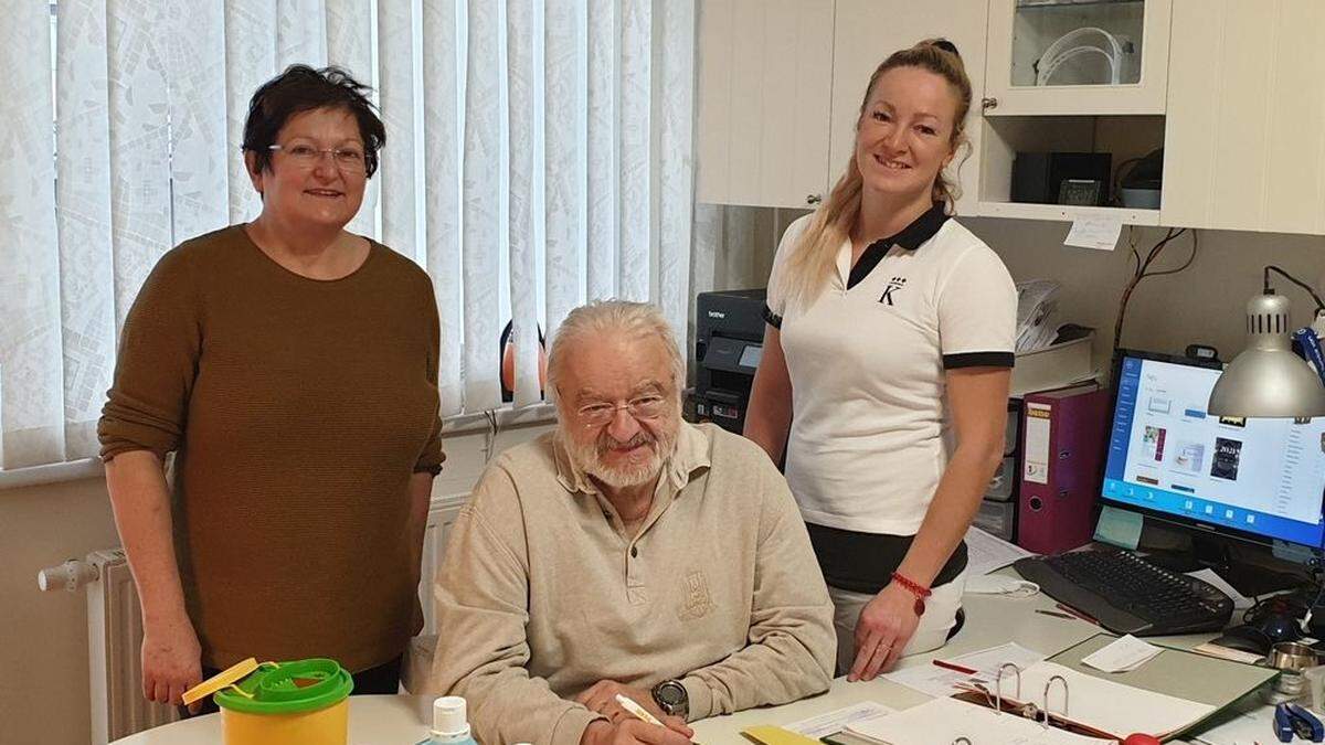 Das Impfteam in Halbenrain: Anita, Engelbert und Bettina Frühwirth