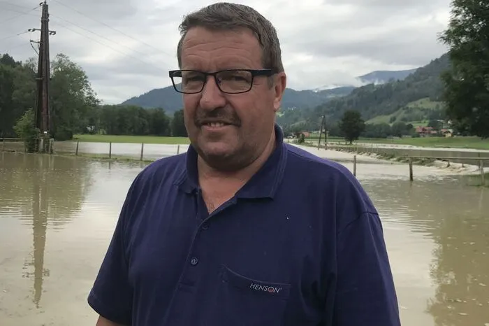 Peter Tragner musste sein Haus verlassen.