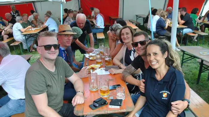Beste Feststimmung herrschte am Wochenende in Jasnitz