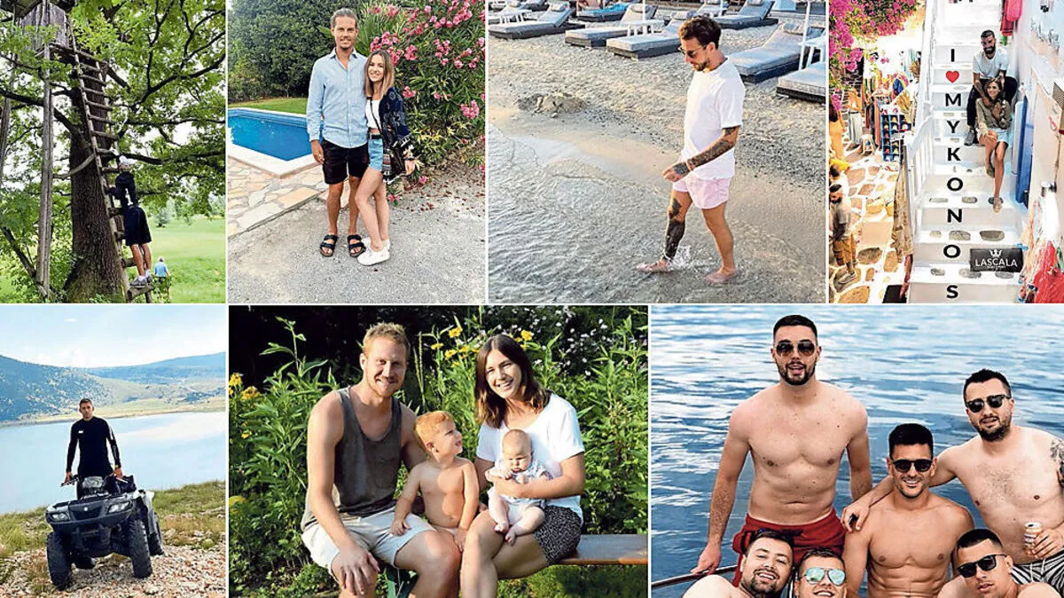 Die Austrianer genossen die fußballfreie Zeit völlig unterschiedlich