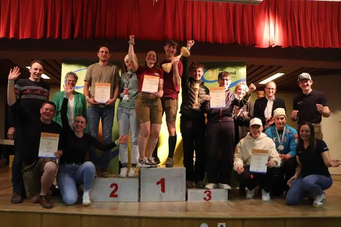 Jubel beim LJ-Bezirk Liezen über den Heimsieg in der Bezirkswertung