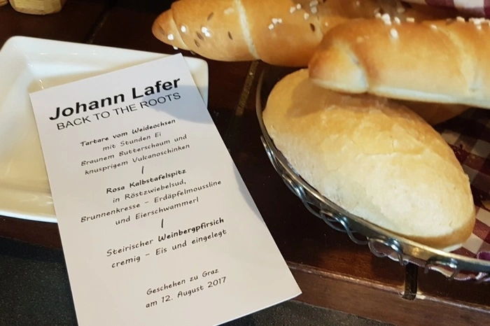... am Samstag kehrte er im Rahmen des "Food Festival Graz" dorthin zurück.